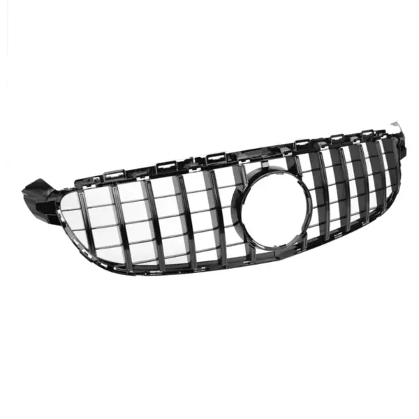 Grill Hoogglans Zwart Radiatorgrille GT Panamericana zonder camera Mercedes C-Klasse W205 C63 AMG Pre-Facelift (2015–2018) Grille