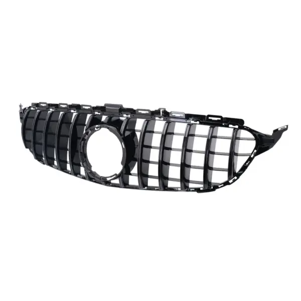 Grill Hoogglans Zwart Radiatorgrille GT Panamericana zonder camera Mercedes C-Klasse W205 S205 C205 A205 Facelift (2018-2021) Grille