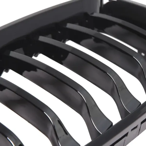 Grill Niergrill Glanzend Zwart Enkele Spijl BMW 4 Serie F32 F33 F36 (2013-2020) en BMW M3/M4 F80 F82 F83 (2014-2020) Grille