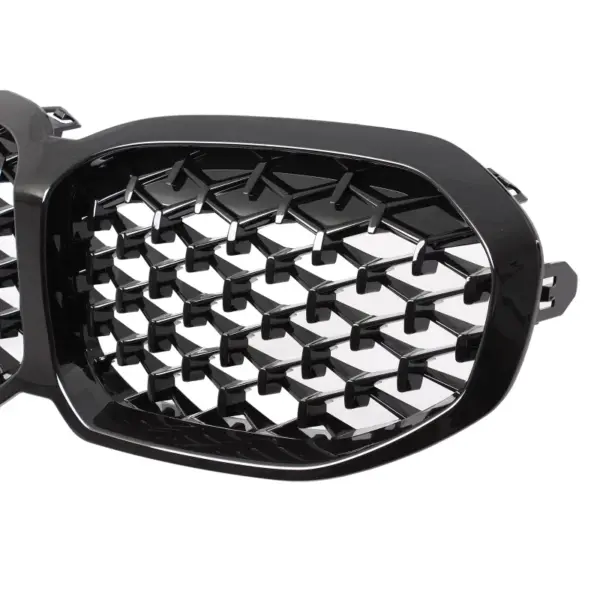 Grill Hoogglans Zwart Niergrill mesh design BMW 1 Serie F40 (2019-) Grille