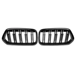 Grill Hoogglans Zwart Niergrille (dubbele bar) BMW X2 F39 (2018-2023) Grille