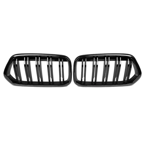 Grill Hoogglans Zwart Niergrille (dubbele bar) BMW X2 F39 (2018-2023) Grille