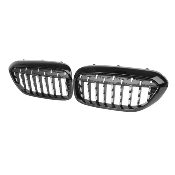 Grill Niergrill Zwart Chroom mesh design BMW 5 Serie G30 G31 pre-facelift (2017-2020) Grille