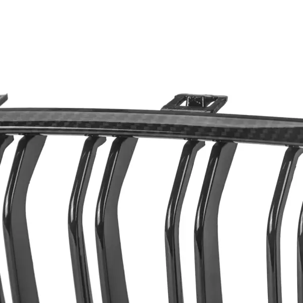 Grill Niergrill Carbon Look Dubbele Brug BMW 3 Serie F30 F31 (2011-2019) Grille