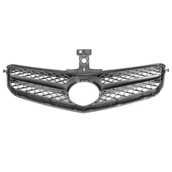 Grill Hoogglans Zwart Radiatorgrille met Chroom AMG Look Mercedes C-Klasse W204 S204 C204 (2007-2014) Grille