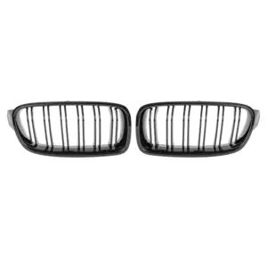 Grill Niergrill glanzend zwart dubbele brug BMW 3 Serie F30 F31 (2011-2019) Grille