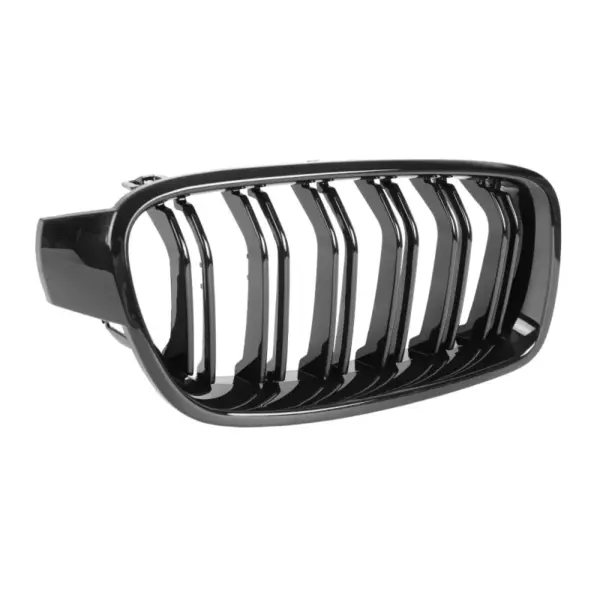 Grill Niergrill glanzend zwart dubbele brug BMW 3 Serie F30 F31 (2011-2019) Grille