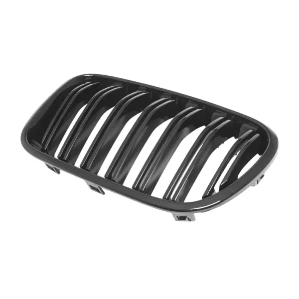 Grill Dubbel-Bar Niergrille Glans Zwart BMW X3 F25/F26 Pre-Facelift (2010-2014) Grille
