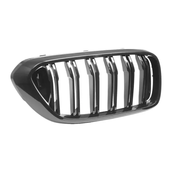 Grill Hoogglans Zwart Niergrill dubbele brug BMW 6 Serie G32 Gran Turismo Prefacelift (2017-2020) Grille