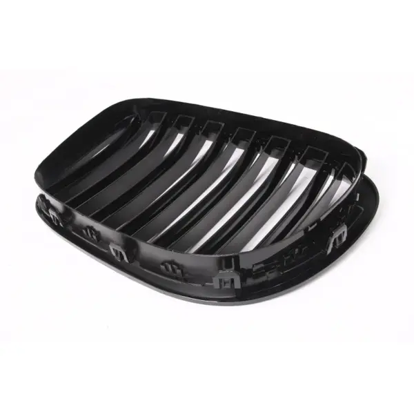 Grill Niergrill Glanzend Zwart Enkele Bar BMW 7 Serie F01/F02/F03/F04 (2008-2015) Grille