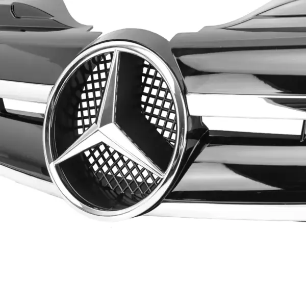 Grill Radiatorgrille glanzend zwart chroom AMG Look Mercedes SLK R170 (1996–2004) Grille