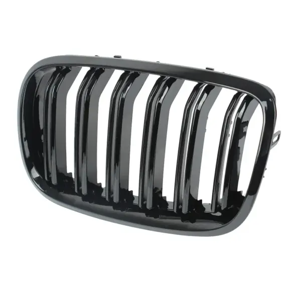 Grill Hoogglans Zwart Niergrill Dubbele Spijlen BMW X5 E70 E71 (2007–2013) Grille