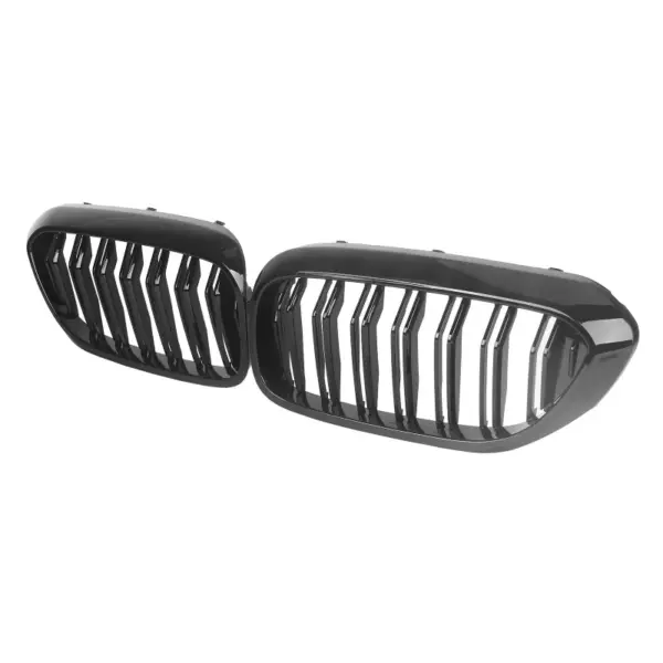 Grill Hoogglans Zwart Niergrill dubbele brug BMW 5 Serie G30 G31 pre-facelift (2017-2020) Grille