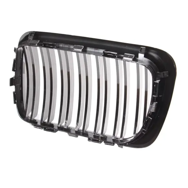 Grill Hoogglans Zwart Niergrill dubbele brug BMW 3 Serie E36 facelift (1996-2000) Grille