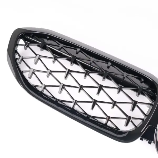 Grill Hoogglans Zwart Niergrill mesh design  BMW 3 Serie G20 G21 (2019-) Grille