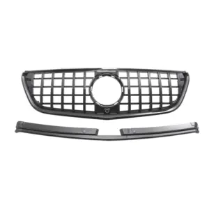 Grill Hoogglans Zwart Radiatorgrille GT Panamericana Mercedes Vito W447 pre-facelift (2014-2019) Grille