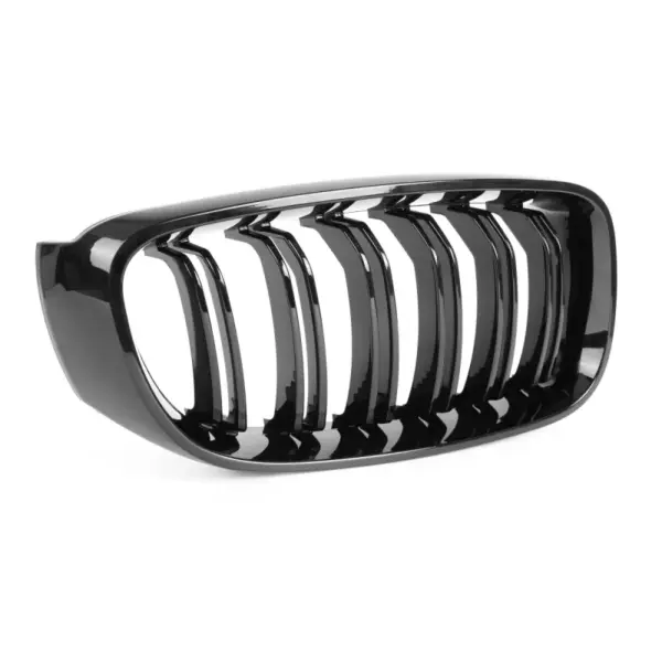 Grill Hoogglans Zwart Niergrill Dubbele Spijl BMW 3 Serie GT F34 (2013–2019) Grille