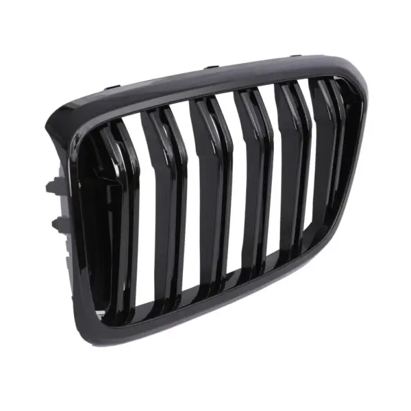 Grill Hoogglans Zwart Niergrill dubbele brug BMW 6 Serie G32 Gran Turismo Prefacelift (2017-2020) Grille
