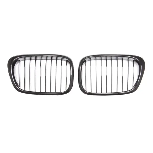 Grill Hoogglans Zwart Niergrille (enkele bar) BMW 5 Serie E39 (1996-2003) Grille