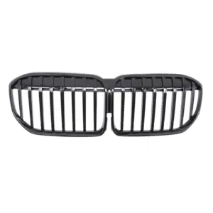 Grill Hoogglans Zwart Niergrille (enkele bar) BMW 7 Serie G11/G12 Facelift (2019-2022) Grille