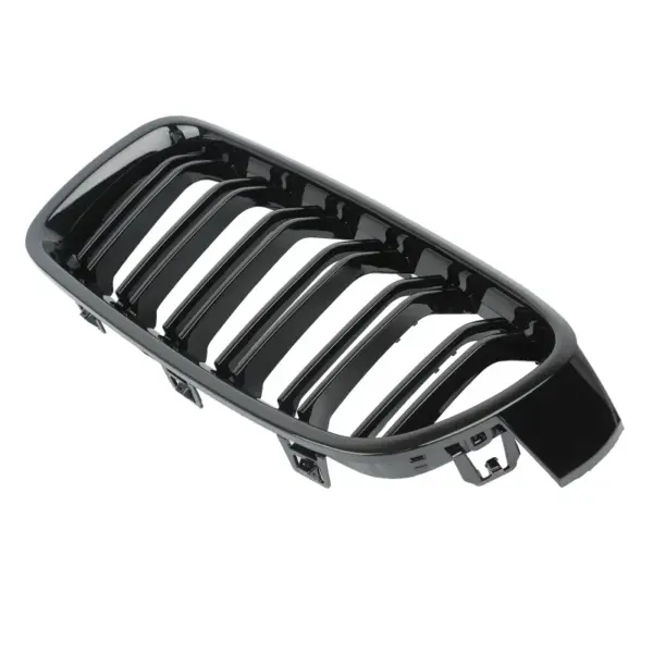 Grill Niergrill glanzend zwart dubbele brug BMW 3 Serie F30 F31 (2011-2019) Grille