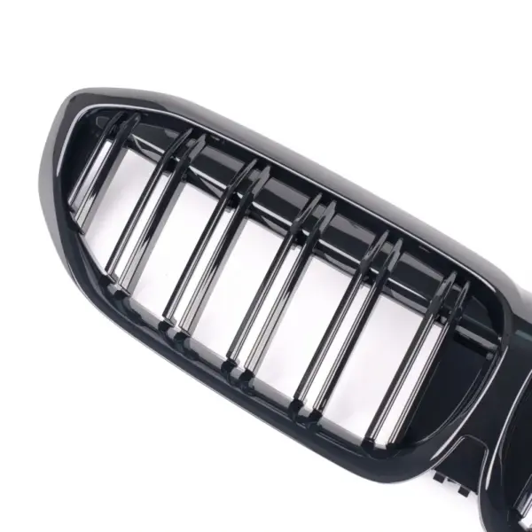 Grill Hoogglans Zwart Niergrill dubbele brug  BMW 3 Serie G20 G21 (2019-) Grille