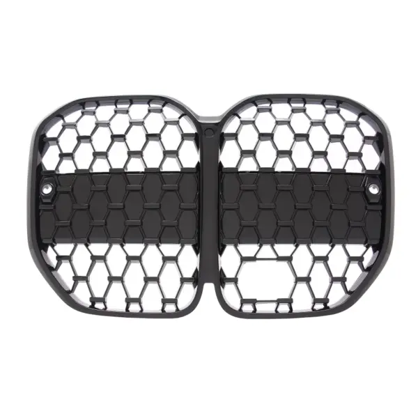 Grill Hoogglans Zwart Niergrill mesh design BMW 4 Serie G22 G23 (2020-) Grille