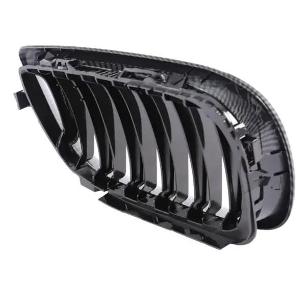 Grill Niergrill Carbon Look Dubbele Brug BMW 3 Serie E46 Facelift (2001-2005) Grille