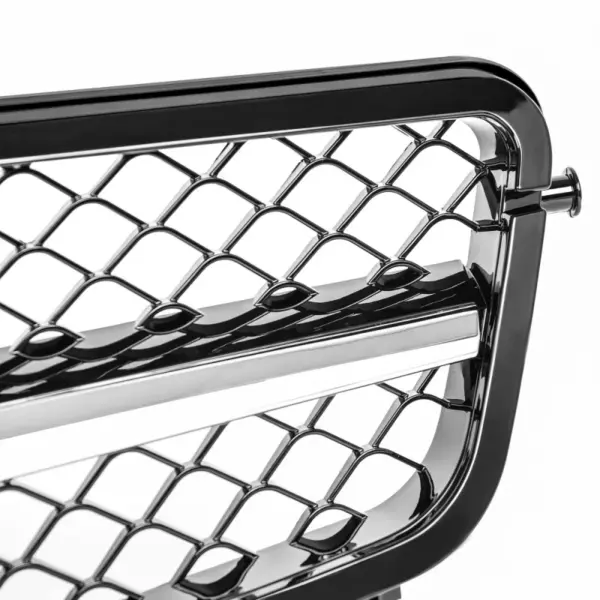 Grill Hoogglans Zwart Radiatorgrille met Chroom AMG Look Mercedes C-Klasse W204 S204 C204 (2007-2014) Grille