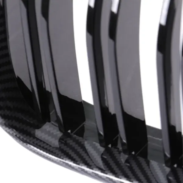 Grill Carbon-Look Dubbel-Bar Niergrille BMW 5 Serie E39 (1995-2003) Grille