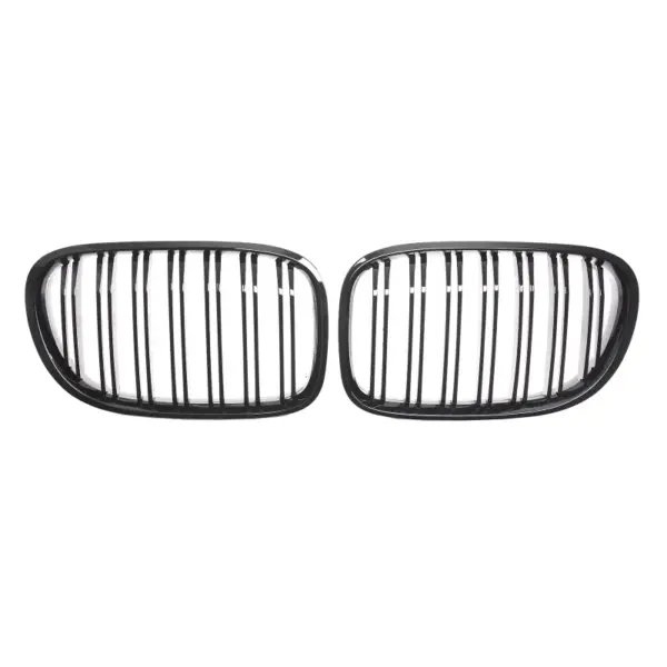 Grill Niergrill Glanzend Zwart Enkele Bar BMW 7 Serie F01/F02/F03/F04 (2008-2015) Grille