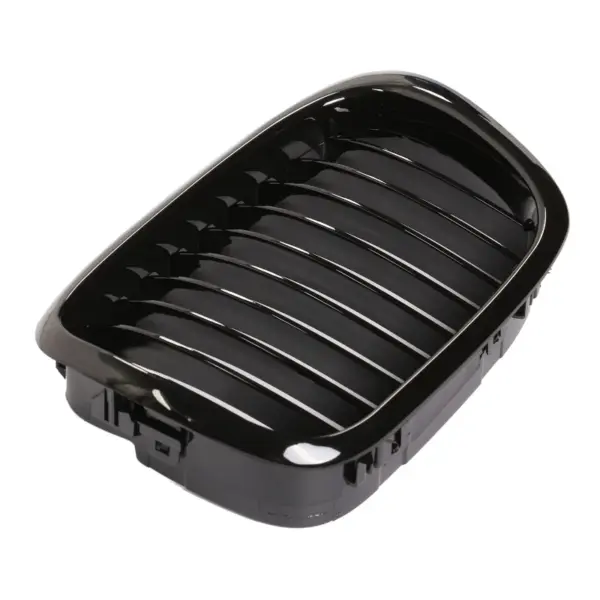 Grill Hoogglans Zwart Niergrill Enkele Bar BMW 5 Serie E39 Pre-Facelift (1995-2000) Grille