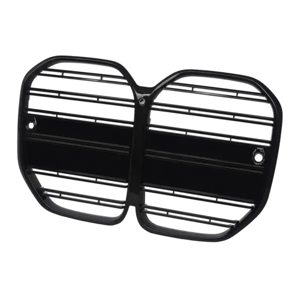 Grille Hoogglans Zwart Niergrill dubbele brug BMW 4 Serie G22 G23 (2020-) Grille
