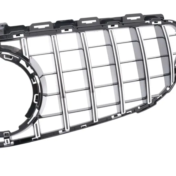 Grill Radiatorgrille chroom GT Panamericana zonder camera Mercedes C-Klasse W205 S205 C205 A205 Facelift (2018-2021) Grille