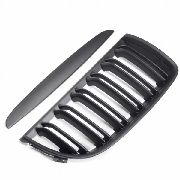Grill Niergrill matzwart dubbele spijl BMW 3 Serie E90 E91 pre-facelift (2005–2008) Grille