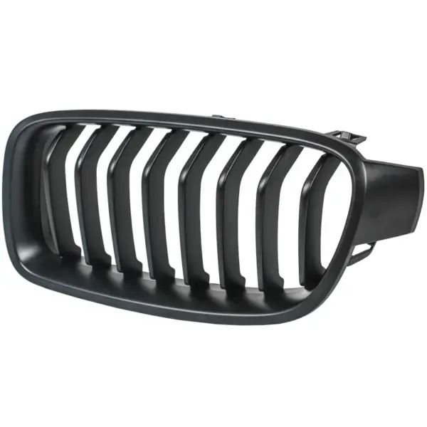 Grill Niergrill mat zwart 8 spijlen BMW 3 Serie F30 F31 (2011-2019) Grille