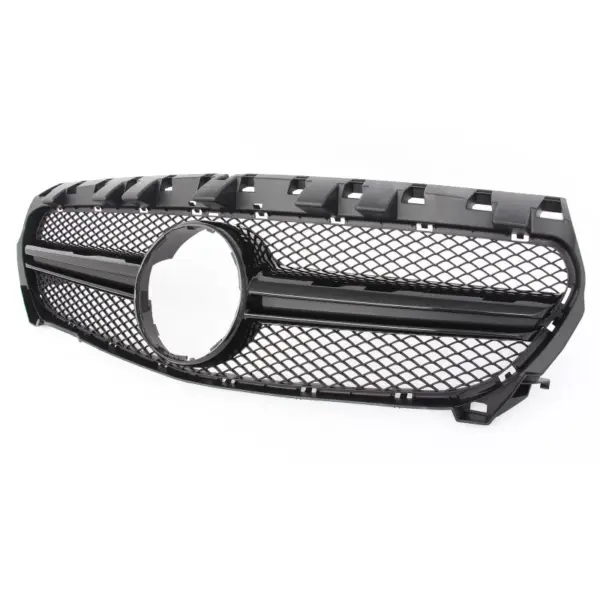 Grill Hoogglans Zwart Radiator grille AMG look Mercedes CLA C117 X117 pre-facelift (2013–2016) Grille
