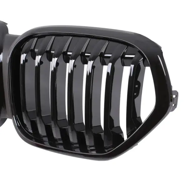 Grill Hoogglans Zwart Niergrill enkele spijl BMW X1 F48 Facelift (2019-2022) Grille