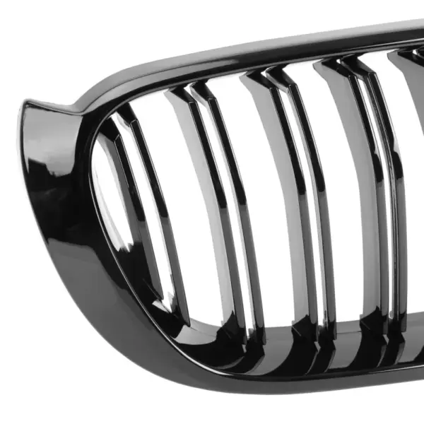 Grill Hoogglans Zwart Niergrill dubbele bar BMW X3 F25 F26 facelift (2014-2017) Grille