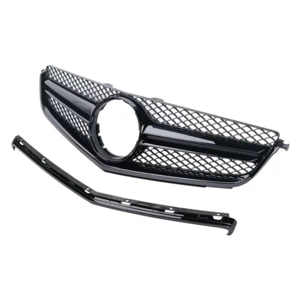 Grill Hoogglans Zwart Radiatorgrille AMG look Mercedes C-Klasse W204 C63 AMG Facelift (2011–2014) Grille
