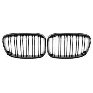 Grill Hoogglans Zwart Niergrill dubbele brug BMW 1 Serie F20 F21 (prefacelift 2011-2015) Grille