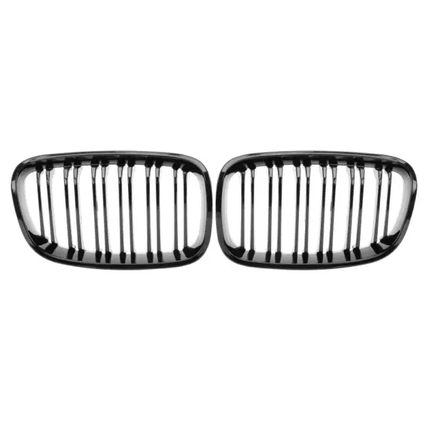 Grill Hoogglans Zwart Niergrill dubbele brug BMW 1 Serie F20 F21 (prefacelift 2011-2015) Grille