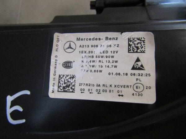 Koplamp Mercedes E-klasse W213 S213 Multibeam 16-20 RH A2139067606  A1530/4K/10A