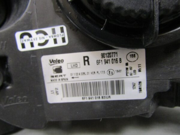 KOPLAMP SEAT ARONA IBIZA 5 V STANDAARD MET LED 17-21 RH RECHTS 6F1941016B A1514/5K/8E