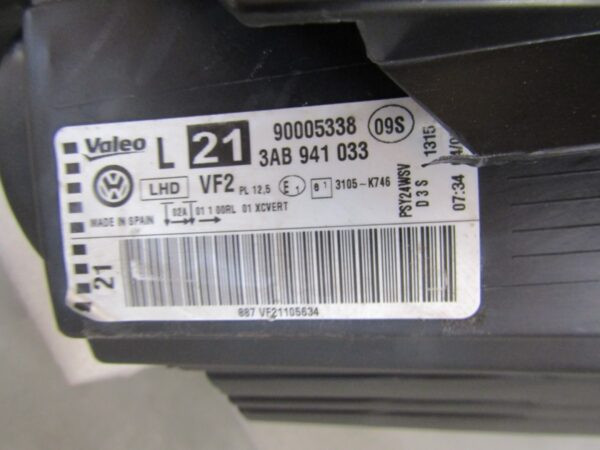 KOPLAMP VOLKSWAGEN PASSAT B7 XENON LED 10-14 3AB941033 LH LINKS A1534/4K/11B