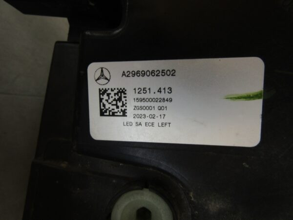 Koplamp MERCEDES EQS W296 VOLLEDIG LED DIGITAAL 22- LH LINKS A2969062502 S1472/K5/11F