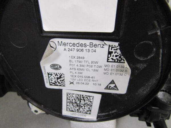 Koplamp MERCEDES B-KLASSE W247 Facelift Multibeam 23- LH Links A2479061304 S1535/F223