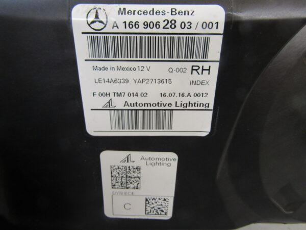 Koplamp Mercedes GLS X166 W166 Full LED ILS Rechts 15-19 A1669062803 S1478/D16