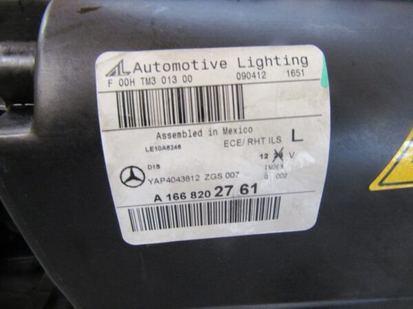 KOPLAMP MERCEDES GL II W166 X166 12-15 XENON KNIPPERLICHT ILS LH LINKS A1668202761 S1445/C48