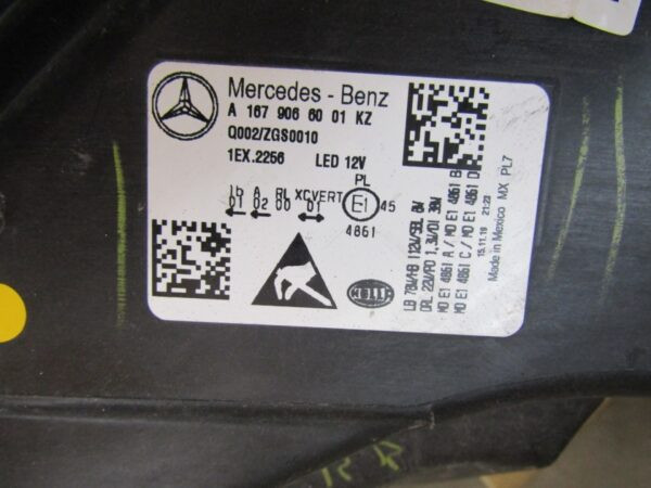 Koplamp MERCEDES GLS X167 W167 Volledige LED Multibeam RH Rechts 19- S1489/k4/1G